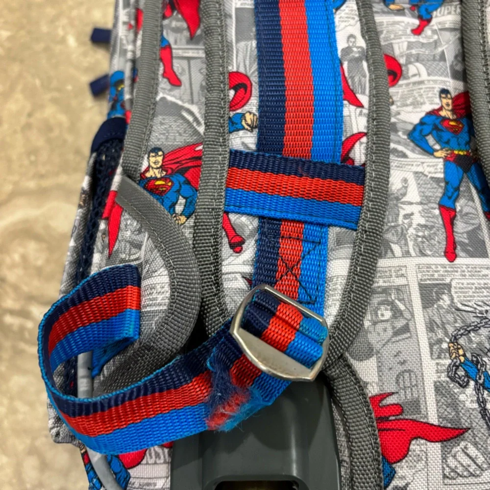Pottery Barn Kids DC Superman Rolling Backpack‎